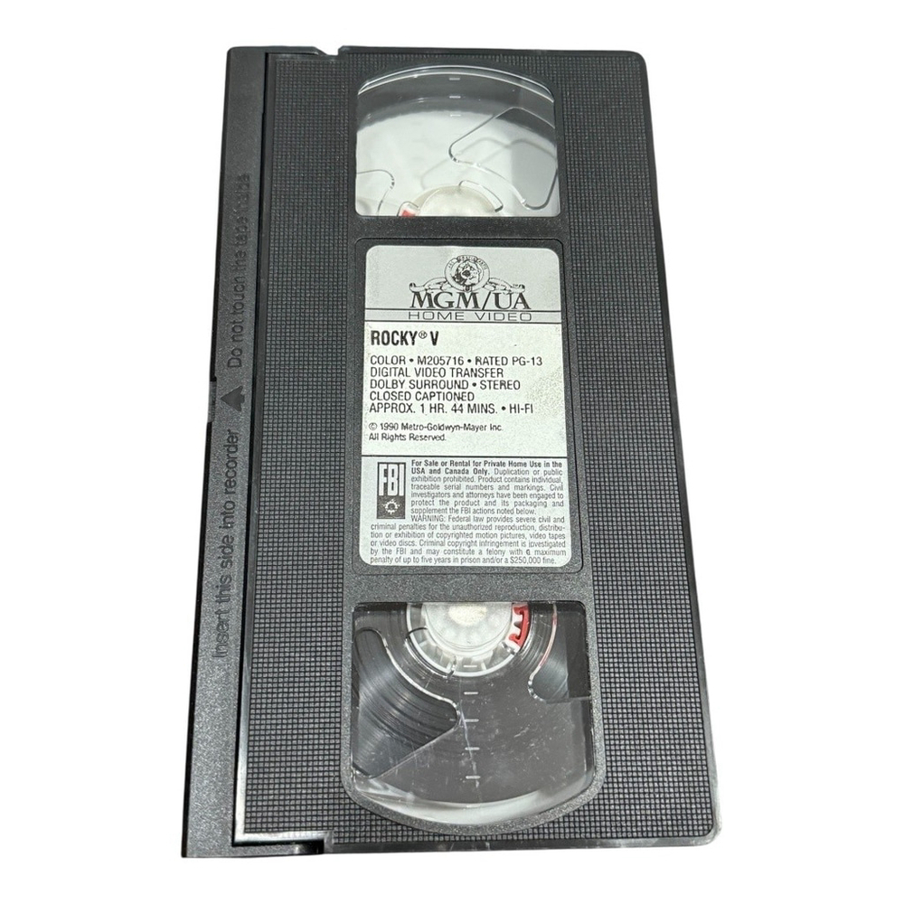 Vintage Rocky VHS 20th Anniversary Gift Set Boxed Collection Sylvester Stallone - Picture 10 of 11